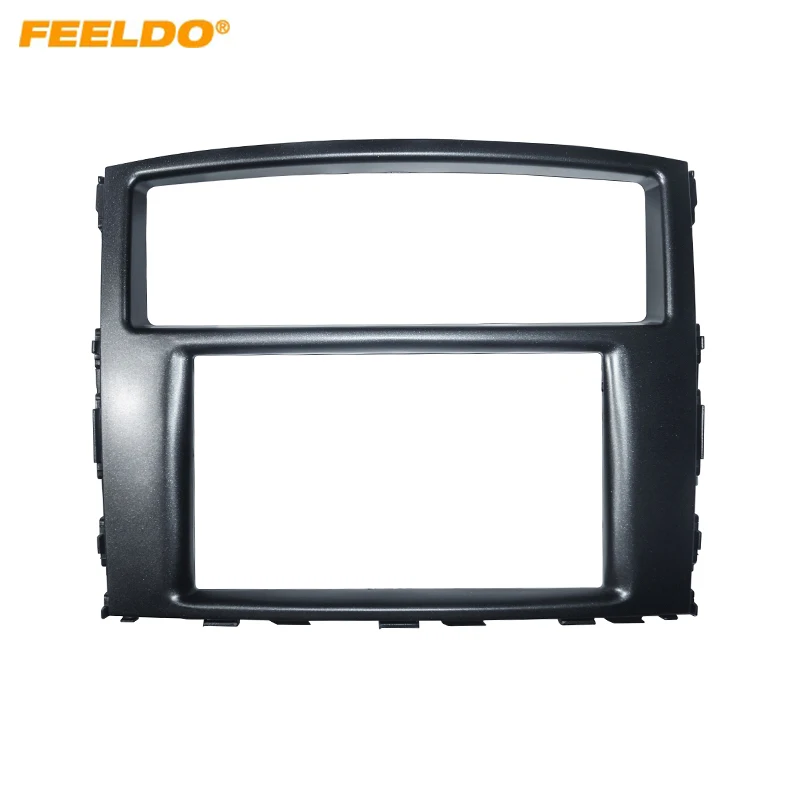

FEELDO Car 2Din панель фасции рамка для Mitsubishi Pajero Shogun Montero 2007 + стерео DVD Радио приборная установка рамка