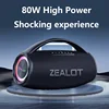 ZEALOT S97 80W Wireless speaker, Outdoor Portable Subwoofer Speaker, Hifi Sound quality,Dual Pairing, Fast Charging,16000mAh. 3