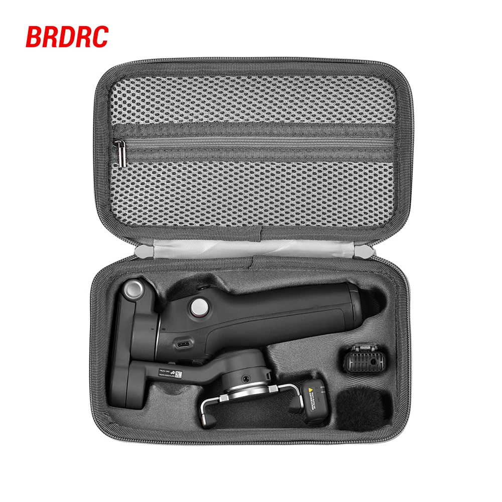 BRDRC Carrying Case for DJI Osmo Mobile 8 - Portable Hard Bag with Hand Strap for Phone Gimbal Travel Storage