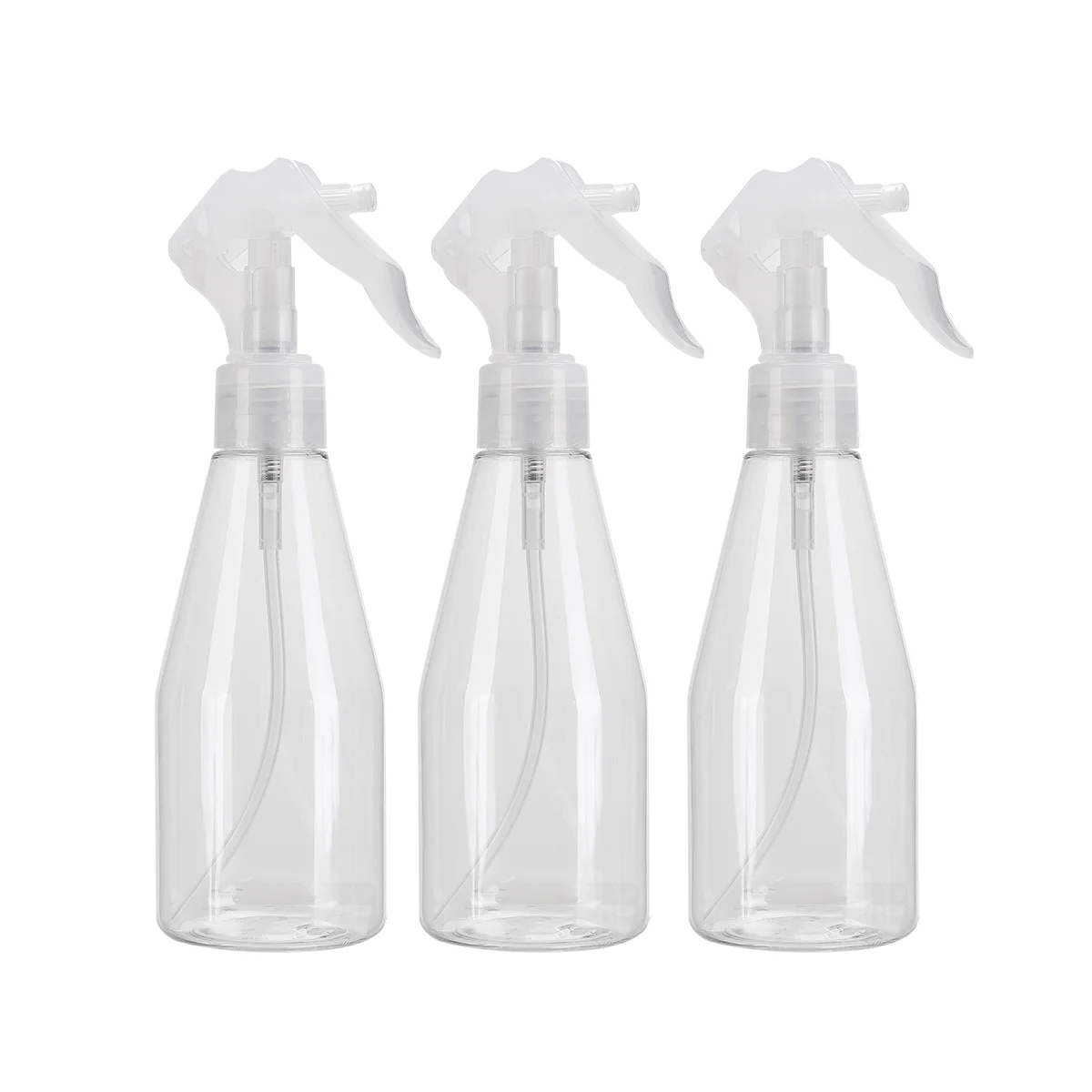 3 Pcs Spray Bottles For Hair Plastic 200ml Bottles Safe Odorless Sprayer Leak-proof Great for Cleaning Products Garden Beauty 1pc punch free hair accessories storage box transparent dust proof wall mounted jewelry box for bathroom storage storage box