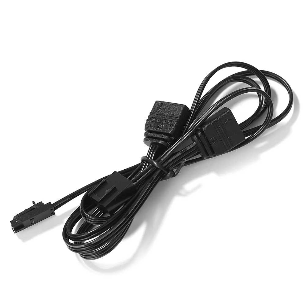 ARGB RGB PWM 선풍기 허브, 마더보드 동기화, LED 라이트 스트립 컨트롤러 케이스 선풍기 허브 어댑터, 1-8 멀티 웨이 스플리터, 12V 4 핀, 5V 3 핀