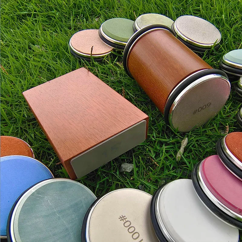 Description Picture 5 of itemRolling Knife Sharpener for Straight Edge, Knife Sharpener Kit with 15 & 20 Degree Magnetic Angle for Kitchen Knives whetstone