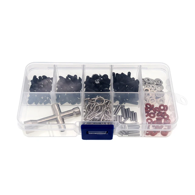 Dilwe RC Lager & Schrauben Set - 79 Teile Reparatur-Kit | Für 1/10 Crawler Auto Ersatzteile