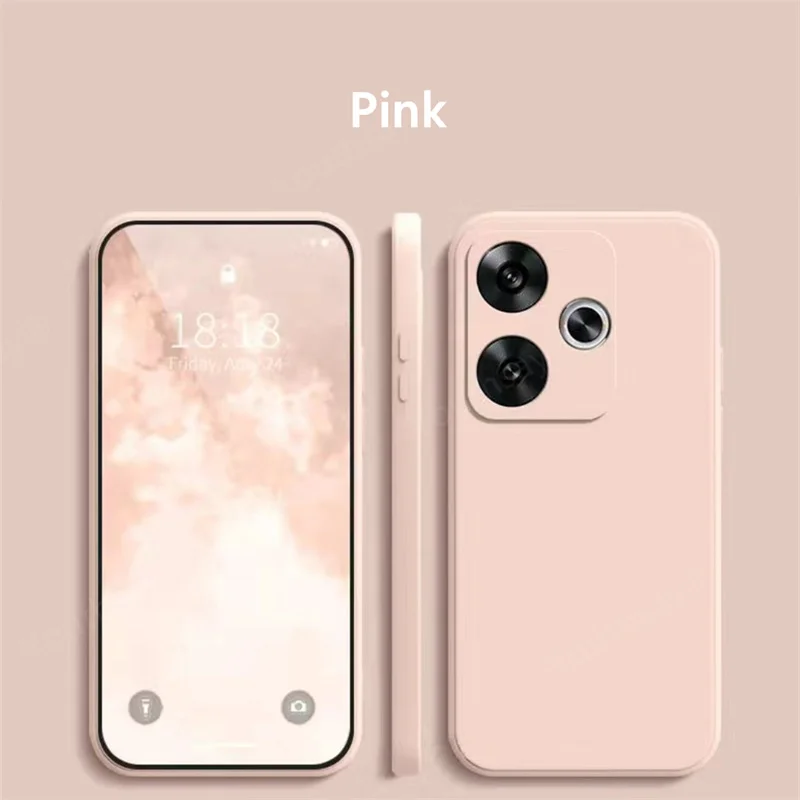 Premium Liquid Silicone Soft TPU Back Cover - Luxury Case