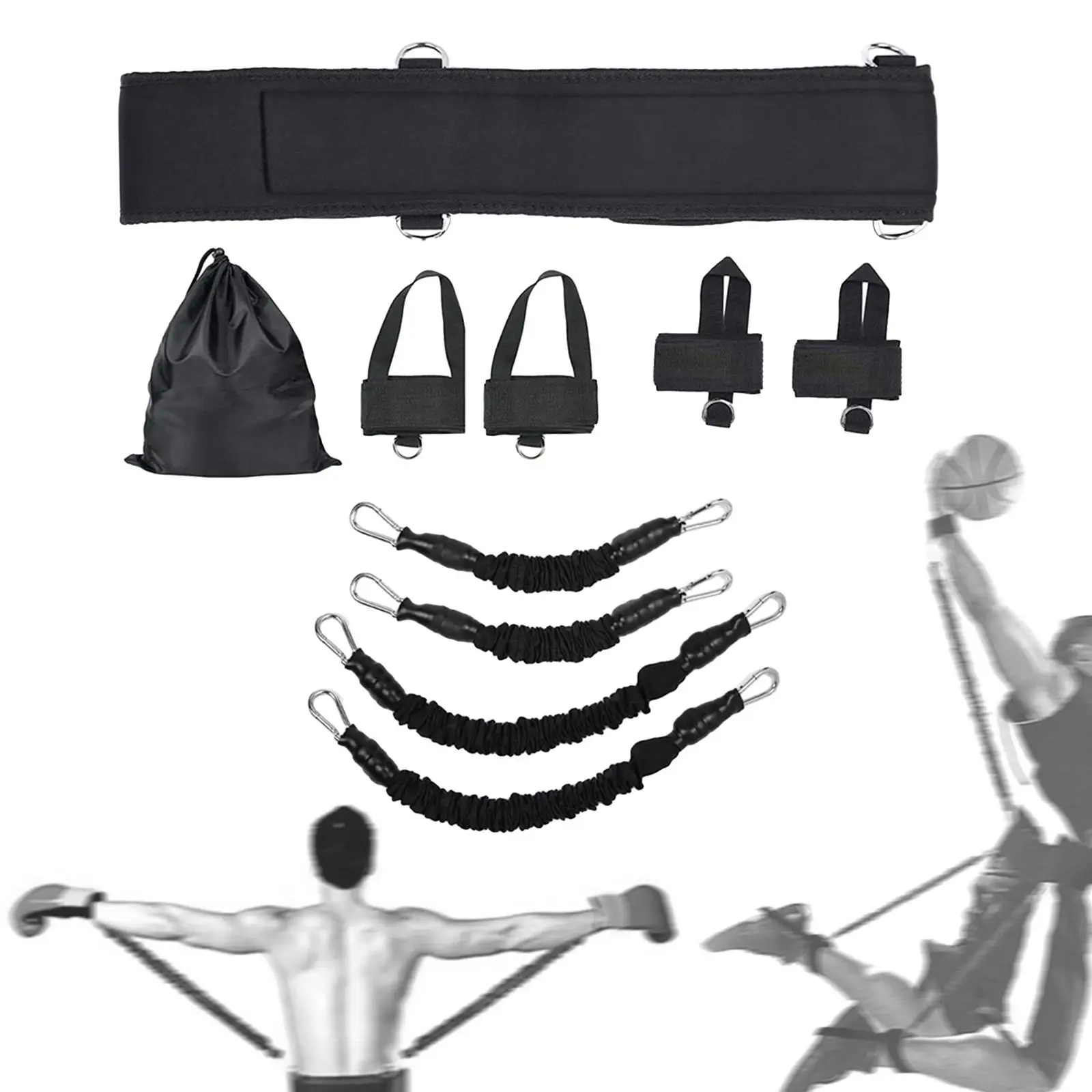 Boxing Resistance Bands 140lbs Bounce Trainer for Resistance Training at Home Enhance Explosive Power Speed Agility Basketball AliExpress