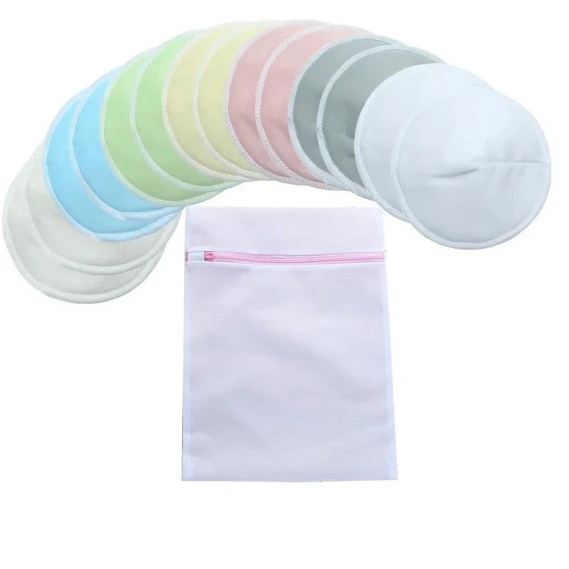 Reusable Nursing Pads Pregnant Women Skin Friendly Postpartum Washable Breast Pads Breastfeeding Accessory 3 Pairs