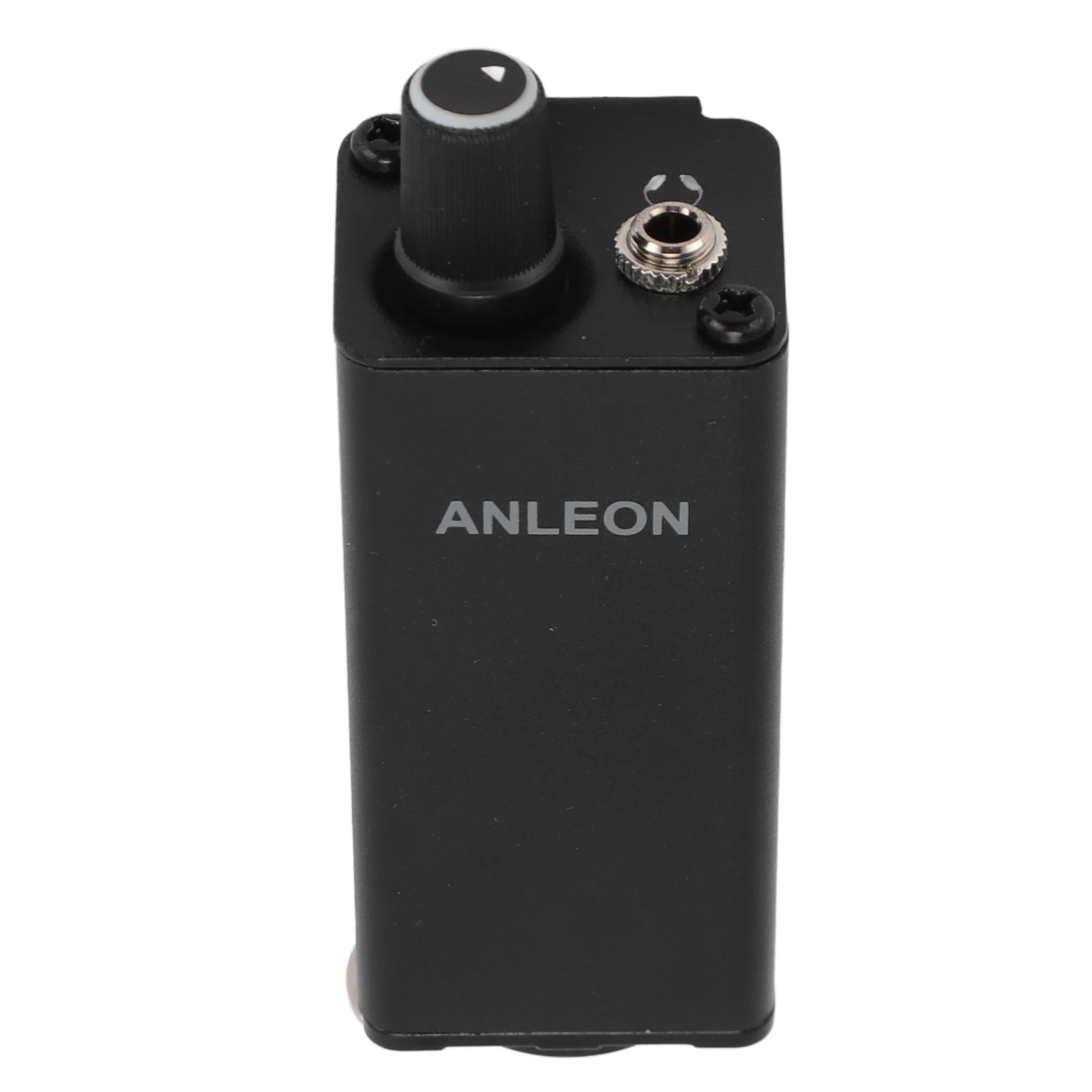 Monitor Amplifier Volume Control XLR Input 3.5mm Stereo Jack with Waist Clip for Drummer Keyboardist