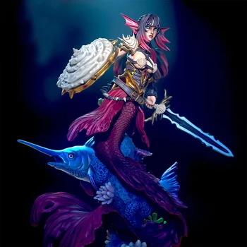 Anime Merman Figura 1:35 Kit modello in resina in miniatura Kit modello in plastica non verniciata A749