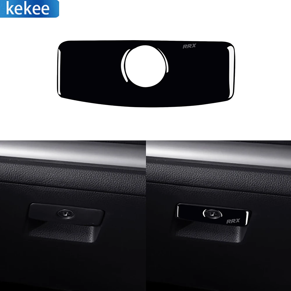 

For Subaru Impreza 2012-2016 XV Crosstrek 2013-2017 Piano Black Accessories Car Glovebox Handle Decoration Sticker