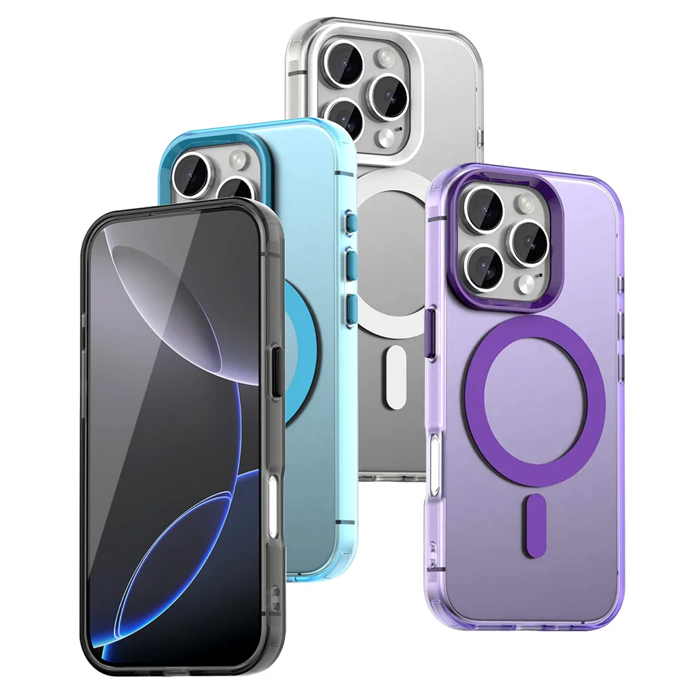 Funda De Privacidad Magnética De Titanio Para IPhone 15 Plus, Absorción Magnética Antiespías, Doble Cara De Vidrio Templado, Protector De Pantalla De Privacidad, Marco De Metal, Cubierta Trasera
