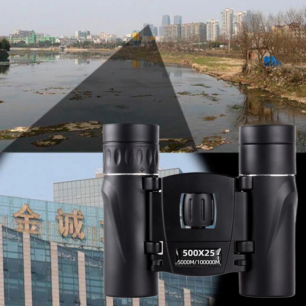Portable Binoculars Long Range HD Powerful Binoculars Professional Binoculars for Bird Watching Travel Hunting Football Games