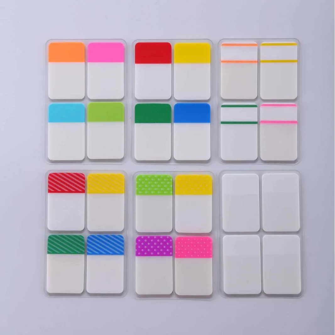 80 Sheets Index Sticky Notes Memo Pad Bookmarks N Times Strong Stickiness Label School Office Students Stationery Book Reading 6