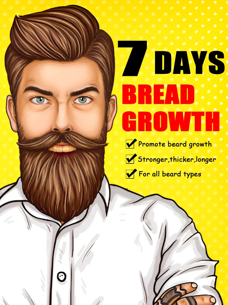 

fast beard growth oil serum product for men