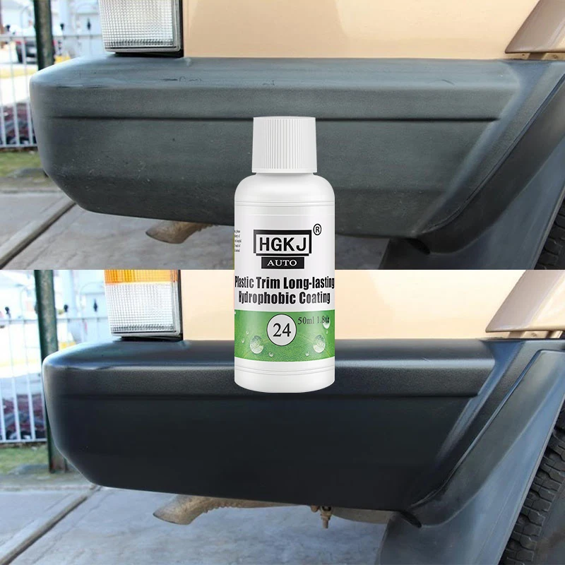 Car Plastic Restorer Back To Black Gloss Auto Rubber Plastic Polish Restorer Coating Renovator Car Cleaning Detailing HGKJ 24 2