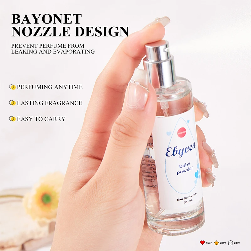 Baby Powder Tower Milk+Rice Perfume Spray,Floral Fruity Women Scent,Citrus/Musk/Sandalwood Vanilla/Oak/Vetiver Light Fragrance_voghion.com