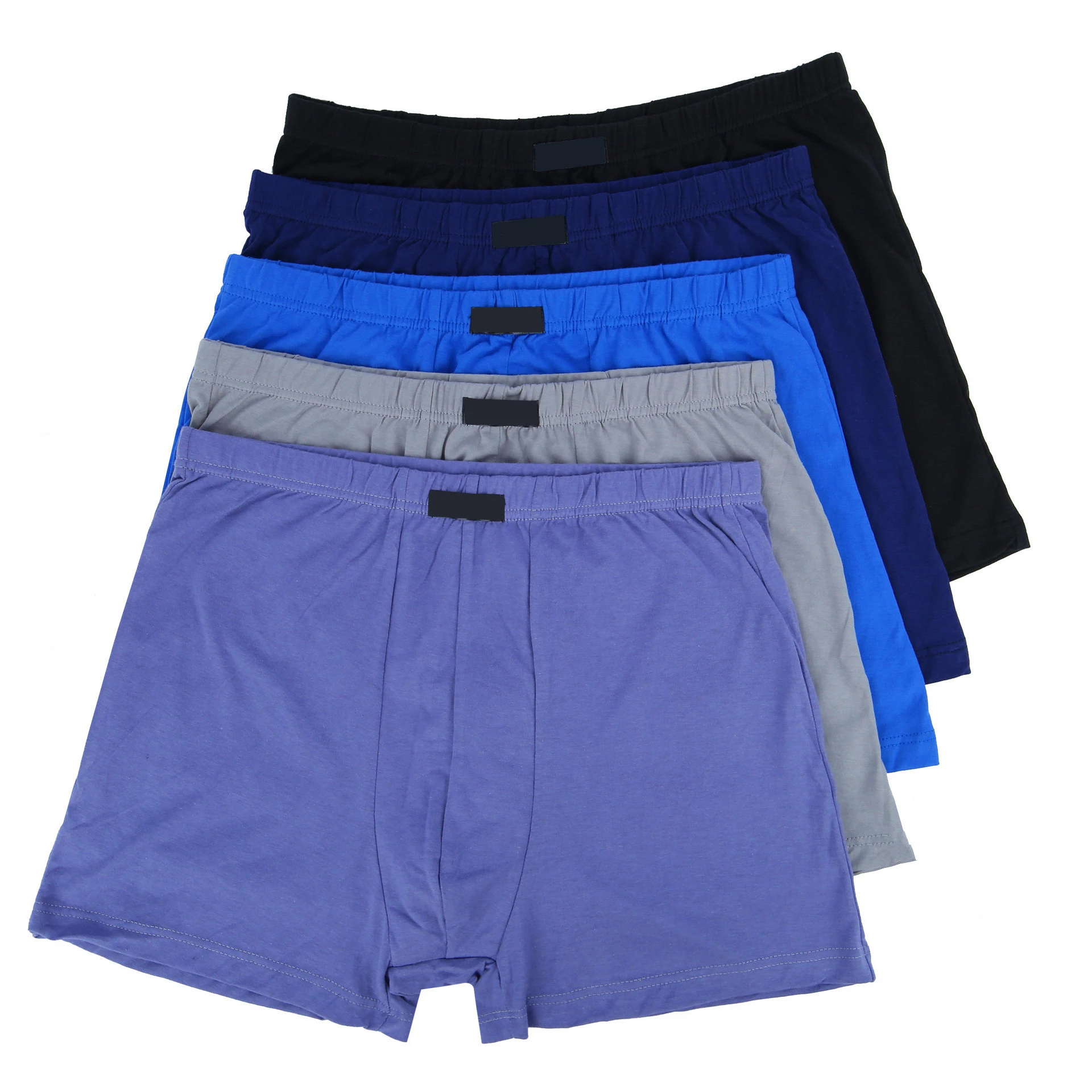 Men Cotton Breathable Underwear High Waist Boxer Briefs Underpants Random Color 