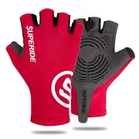 SUPERIDE Men Women Half Finger Riding Cycling Gloves Sports Anti-sweat Road Bike Gloves Padded Shockproof MTB Bicycle Gloves 1
