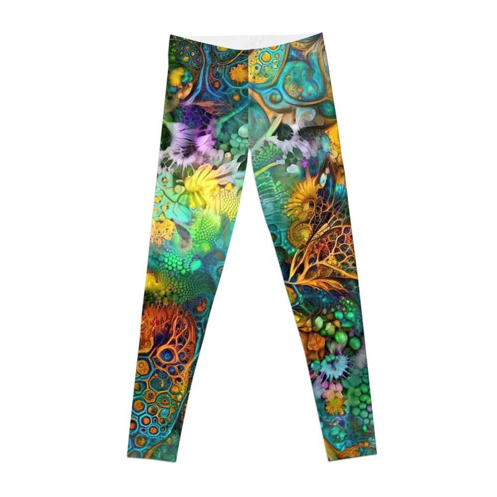 

Deepdream floral fractalize abstraction Leggings sports woman gym for fitness Clothing fitness legging gym Womens Leggings