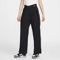 Nike officiel véritable classique femmes taille asymétrique tissé pantalon de sport FV7542-010 1