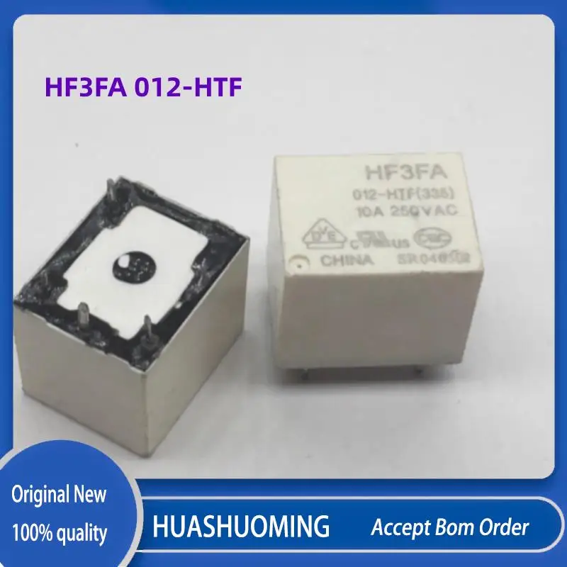 

5Pcs/Lot New HF3FA 012-HTF 012-HSTF HF3FA-012-HTF HF3FA-012-HSTF 4PINS 10A 12VDC
