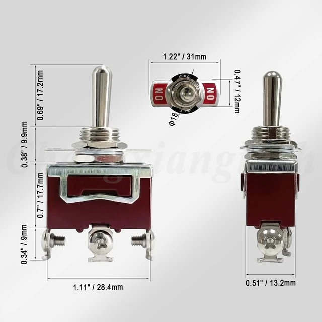 견고하고 다목적적인 헤비 듀티 토글 스위치로 전기 제어 강화