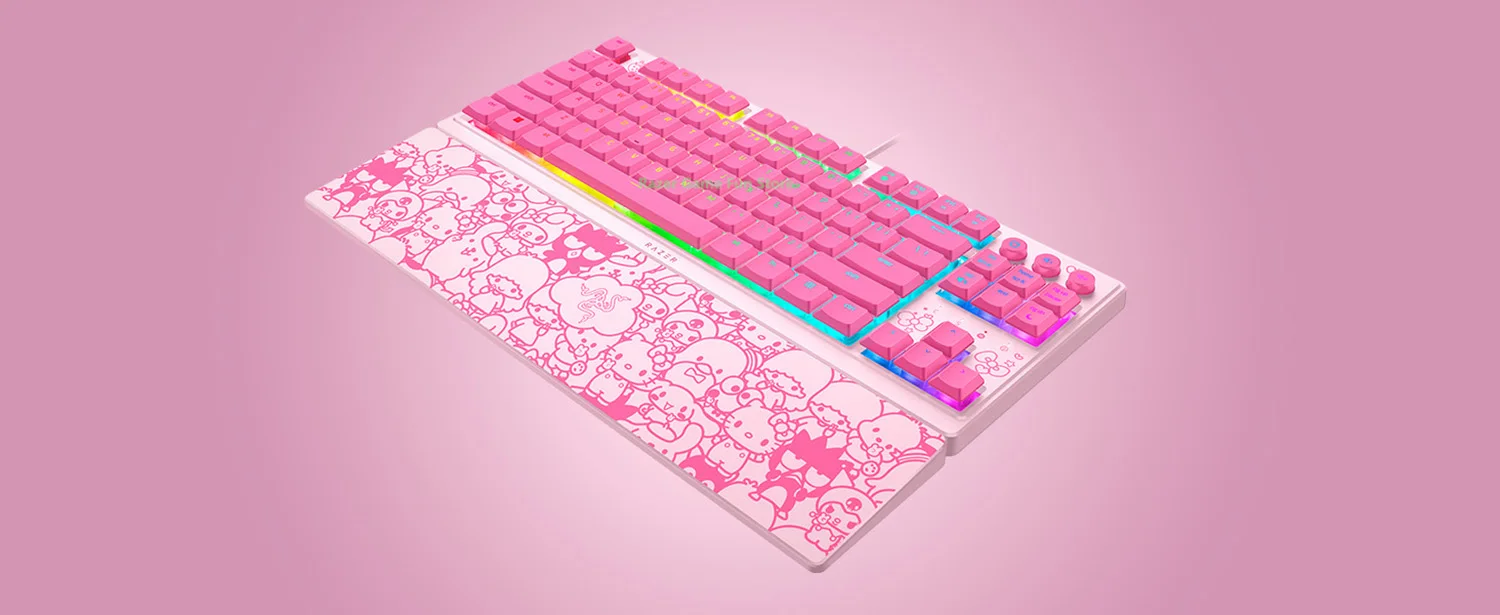 Teclado Razer Sanrio Hello Kitty and Friends (Edição Limitada