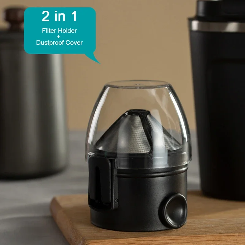 Mini Pour Over Coffee Dripper Reusable Foldable Drip Coffee Filter Portable Paperless Maker for Office Home Travel Camp