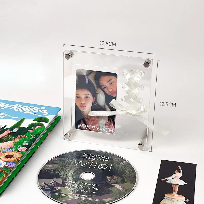 Cd Picture Frame Acrylic Photo Frame Kpop Photocard Holder Interior Frame Idol Card Display Stand Kpop Room Decor 인테리어액자