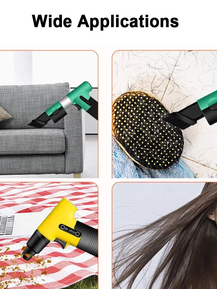Handheld Brushless Motor Jet Fan 130,000RPM Turbofan High Power Dust Blower Compressed Air Duster Keyboard Cleaning Tool 6