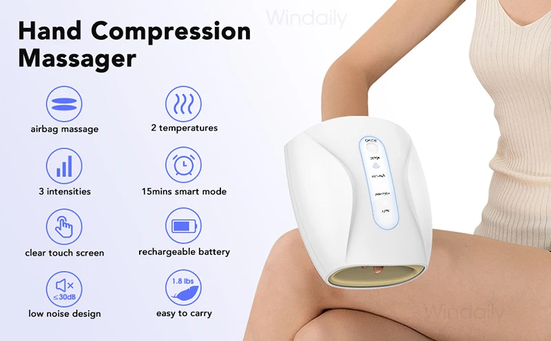 Masajeador de manos eléctrico con compresas de calor a presión de aire que calientan la palma de la mano, dispositivo de masaje de puntos de acupuntura para aliviar el dolor_voghion.com