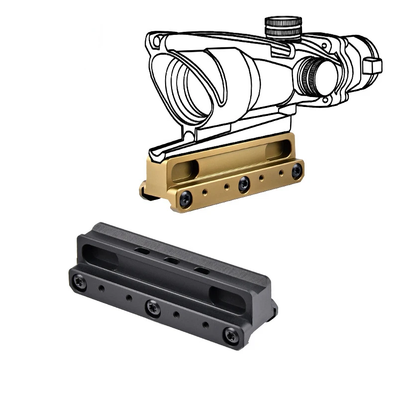 

Picatinny rail единое металлическое основание двойное кольцо кронштейн UN ACOG основание, прицел установки T2/RMR скошенное основание, m16 игрушечные аксессуары