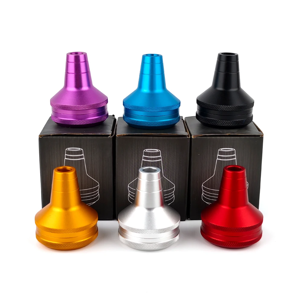 사악한 알루미늄 합금 물 담뱃대 Shisha Molasses Catcher실리콘 어댑터 오일 시럽 Chicha Nargile Cachimba 흡연 액세서리