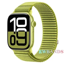 Nylon Loop Strap Bracelet - 44 45 49(10 11 - 46)MM (Field green)