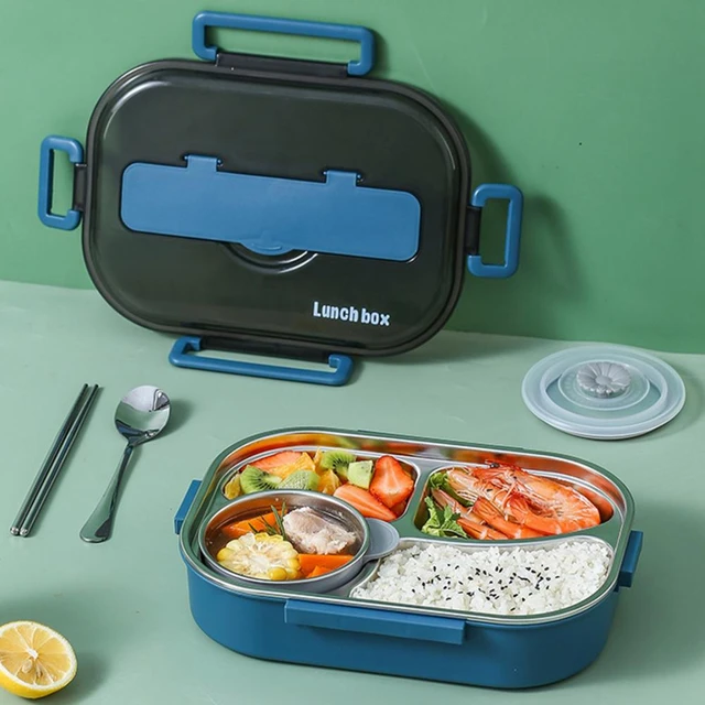 Avias Stainless Steel Lunch Box for Kids Will Keep Food Warm