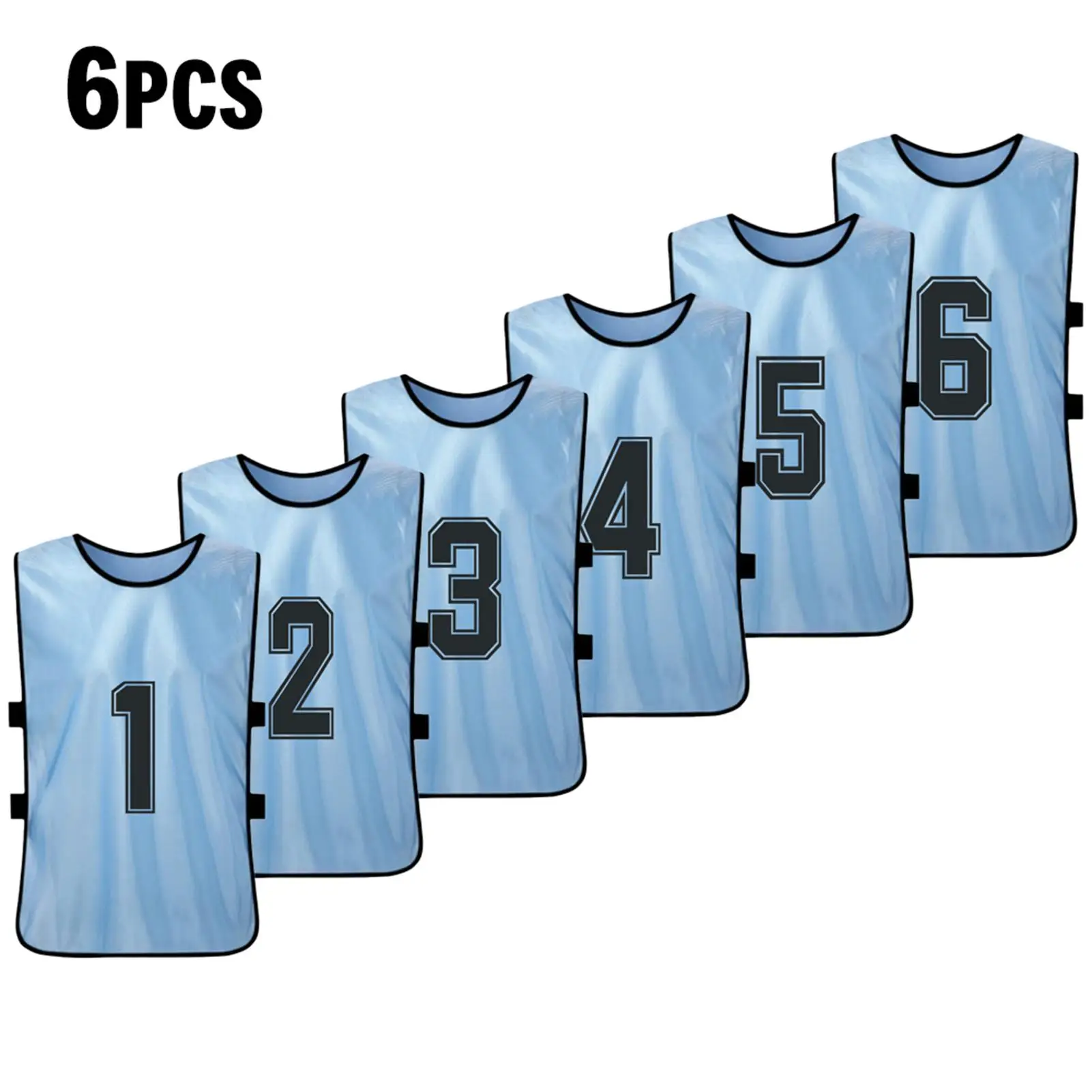 Sky blue 6pcs