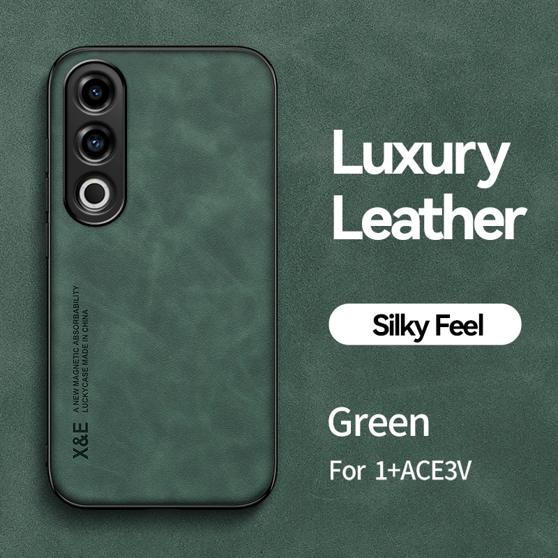 Magnetic Holder Leather Phone Case Cover with Silicone Shockproof Back