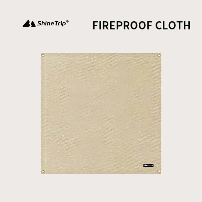 Shinetrip Fire Pit Mat Ignifugo Fornello Da Campeggio Grill Mat Coperta Per Ground Patio Deck Lawn Camping Materassino In Fibra Di Vetro