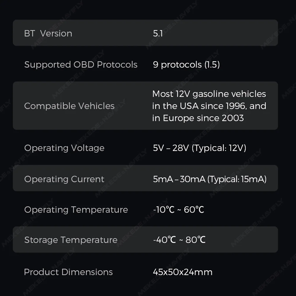 DUDUAUTO DUDU7 Monitor OBD Unità più intelligente più sicura con 9 protocollo V1.5 Cruscotto elegante Unità principale diretta UI Alimentazione multi-app - Image 4