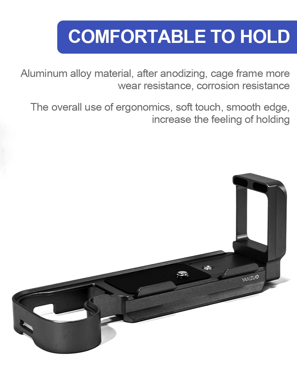 Description Picture 6 of itemYANZUO Aluminum Alloy Base Photographic Equipment Accessories For X2d Camera Cages Quick Release L Plate Bracket