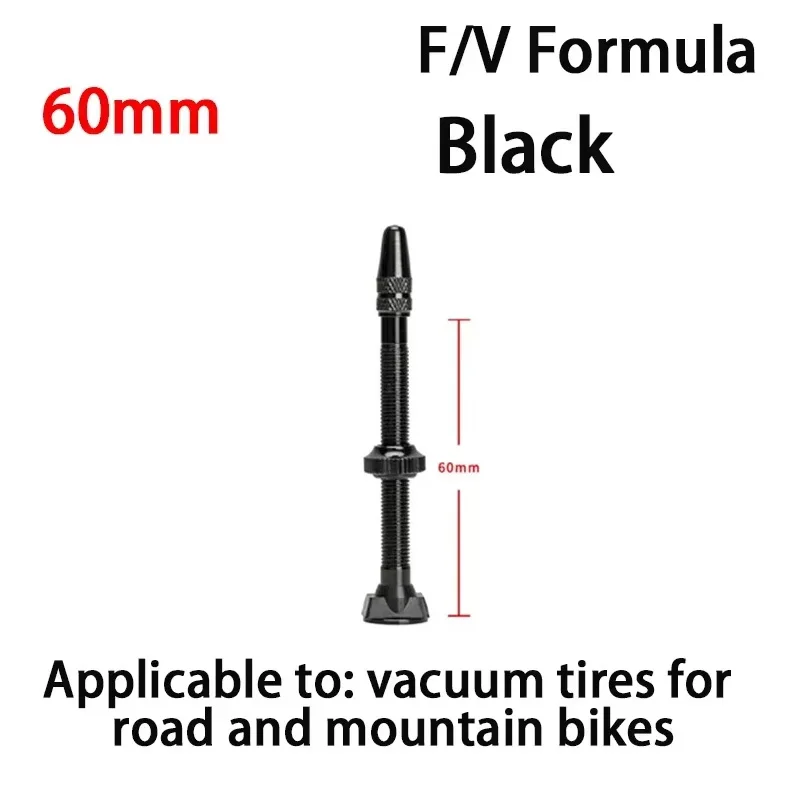 Premium MTB and Road Bike Tubeless Valve Nozzle with Tire Plugs - Presta, 40mm & 60mm Options