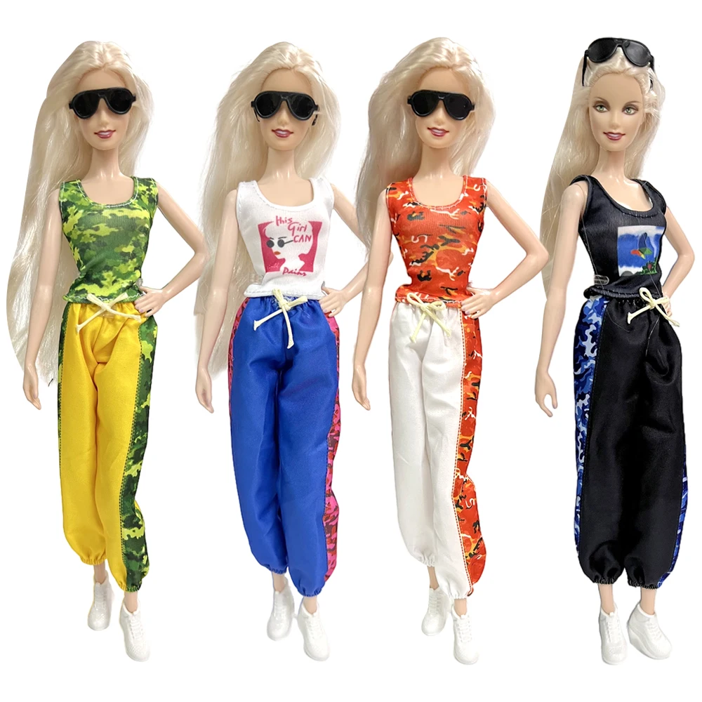 NK-Roupa da boneca Barbie, Camisa Casual, Saia de Festa, Roupas Modernas,  Acessórios DIY, Brinquedos Dollhouse, Moda JJ, 1 Pc