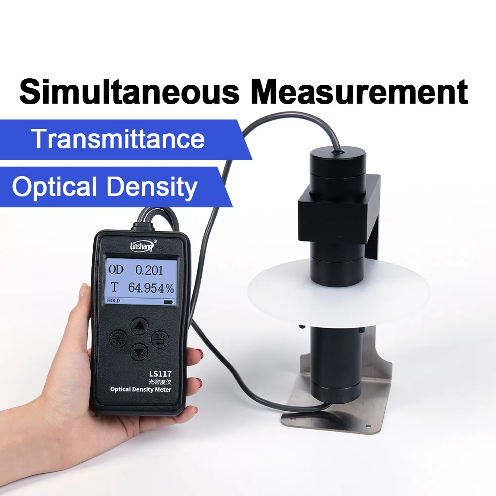 Optical Density Meter For Plastic LS117 VLT and OD Aluminized Film High Precision Simple Operation Real-time Dynamic Calibration
