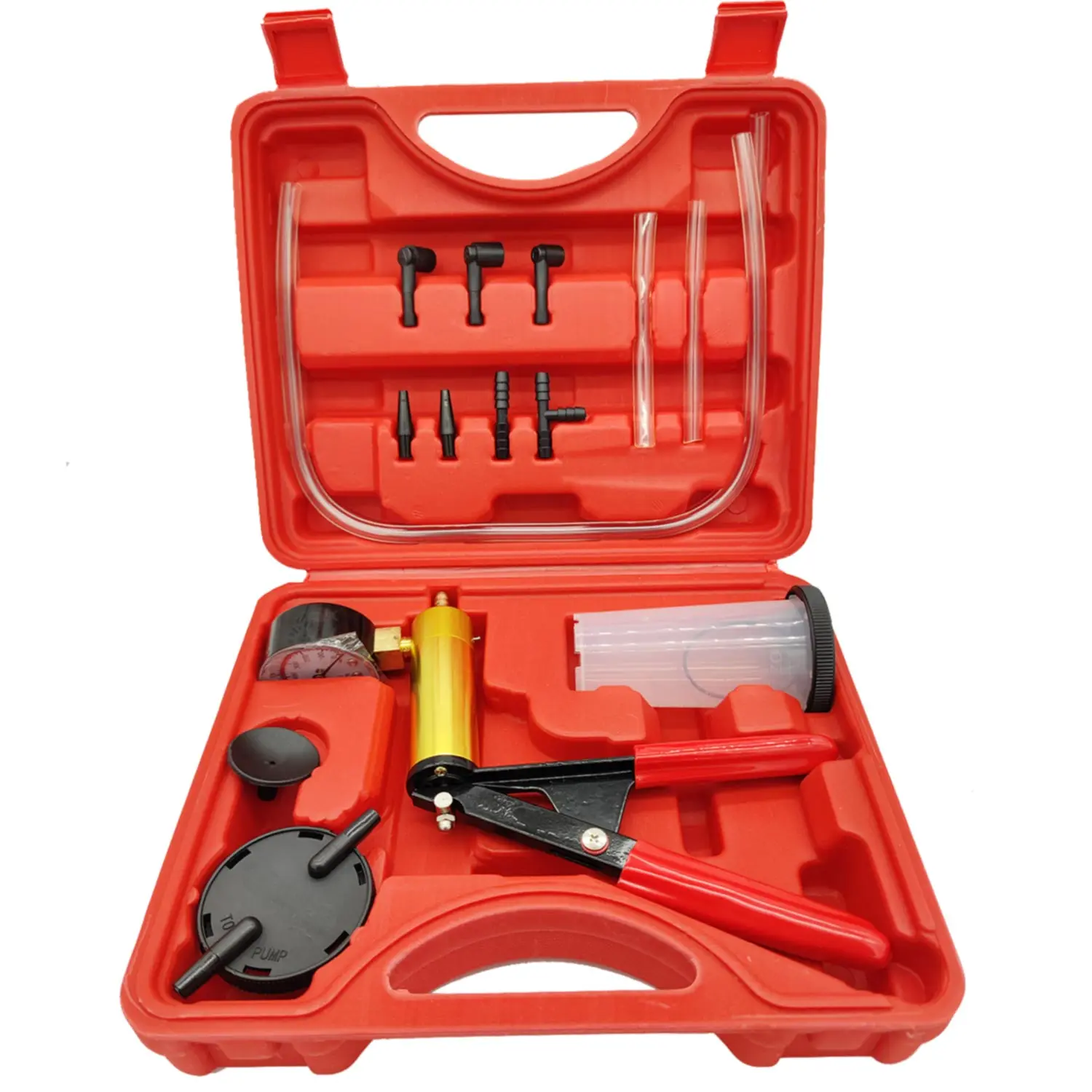 VETOMILE Hand Held Vacuum Pump Tester Set And Brake Bleeder Kit For Car - View #8