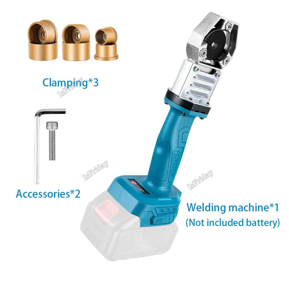 Pipe Welding Pipe Welding Iron 340&deg; Cordless PB/PE/PPR Water Pipe Melter Plastic Welding Machine Melting Soldering Device Hot Melt Machine For Makita Battery