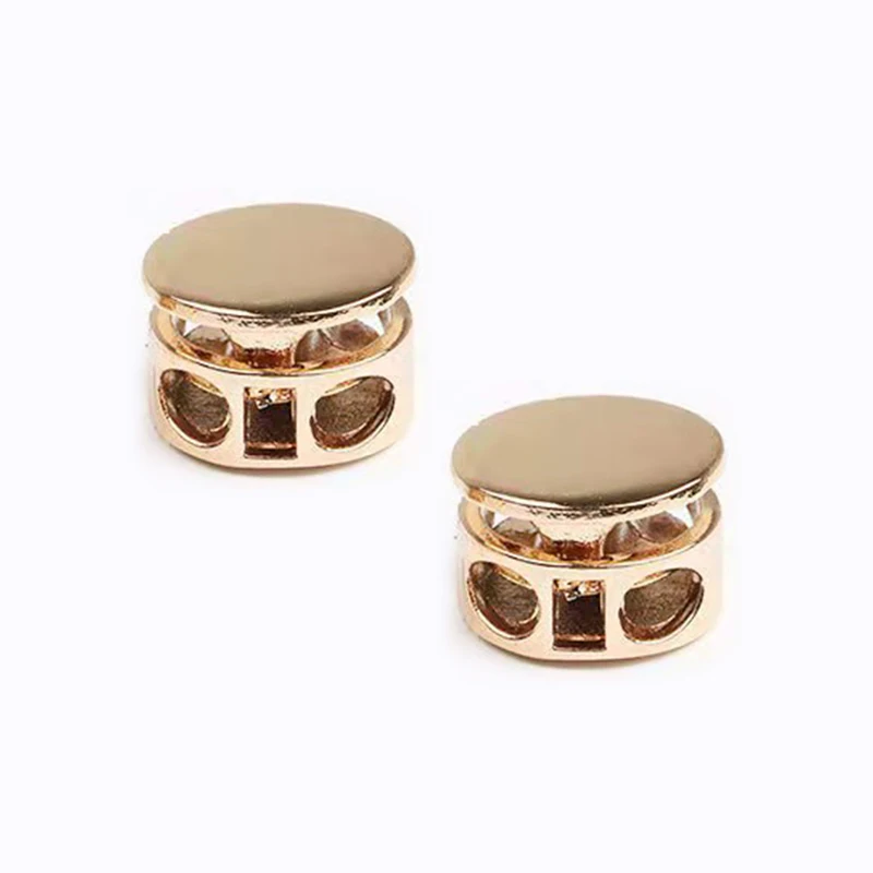 Description Picture 5 of item10Pcs Metal Cord Lock Stopper Adjustment Spring Elastic Rope End Button Toggle Clamp Clip Sewing Garments Hat Buckle Decor