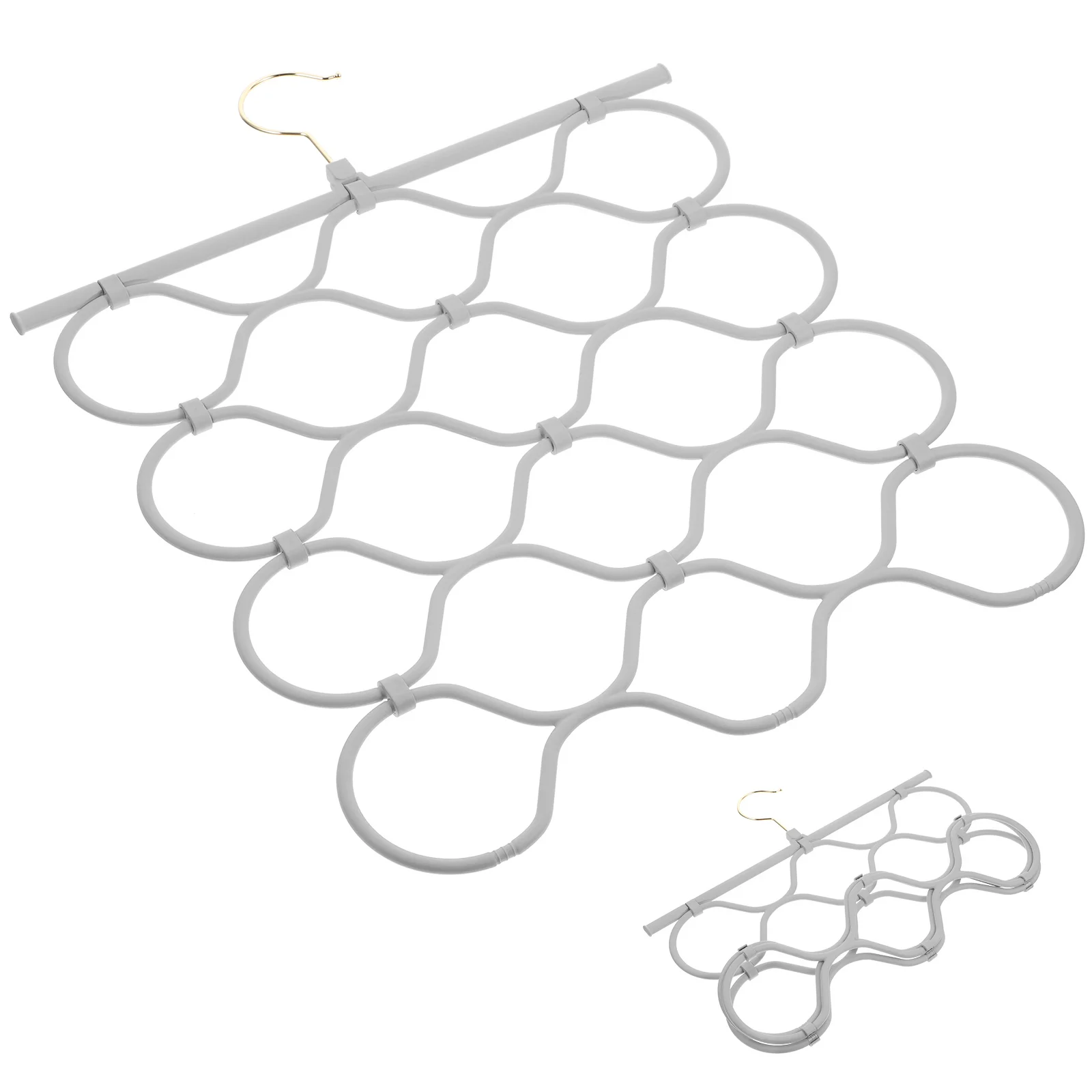 

Scarf Hanger Foldable Belt Hanger Rack Shawl Organizer for Closet Wardrobe