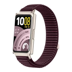 Nylon Sports Watchband - Smart Replacement Strap Accessories - Huawei Band 11pro (Plum color)