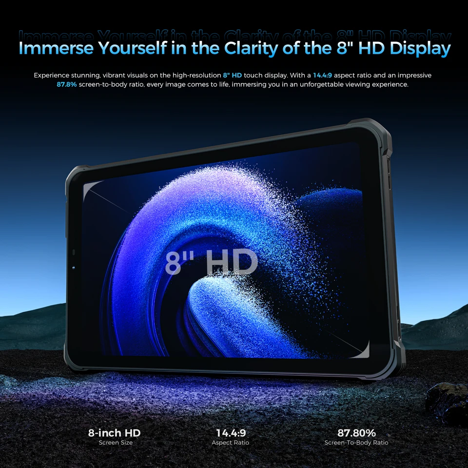 OUKITEL RT3 Plus Android15タブレット 11000mAh OUKITEL RT3 Plus 4G Rugged 8-inch Tablet, 11000mAh | OUKITEL