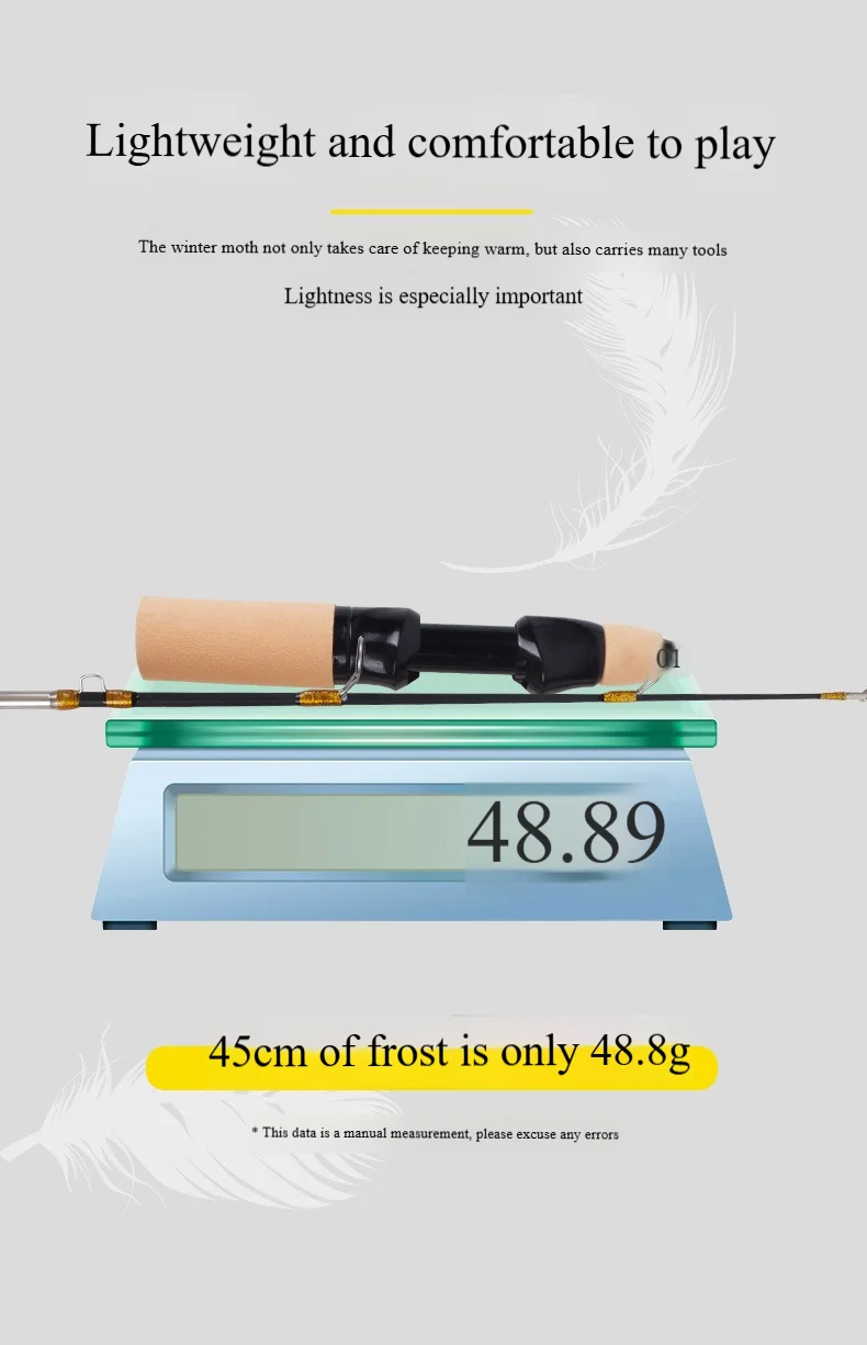 Description Picture 4 of itemFRP Mini Telescopic Fishing Rod Portable glass fiber reinforced plastics River Shrimp Carp Fishing Pole Winter Ice Fishing Rod