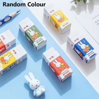 Ластик для студентов M&G Miffy, ластик для экзаменационного рисования, меньше царапин, легкая очистка, школьные канцелярские принадлежности, одна упаковка, 4 цвета в случайном порядке — изображение 2